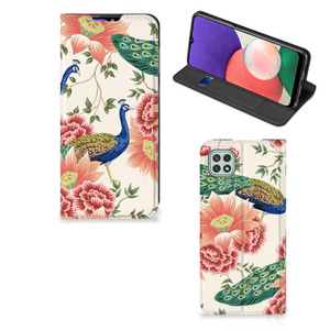 Hoesje maken voor Samsung Galaxy A22 5G Pink Peacock