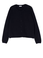 Il Gufo cardigan en cachemire à manches longues - Bleu