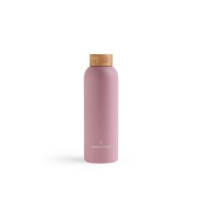 Roestvrijstalen drinkfles pastel pink matt 600ml