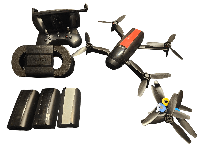 Tweedehands Parrot Bebop 2.0 met diverse accessoires