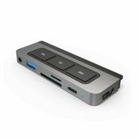 USB-HUB Hyper HD449 Grijs Zilverkleurig