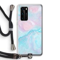 Fantasie pastel: Huawei P40 Transparant Hoesje met koord