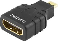 Deltaco HDMI-24-K video kabel adapter HDMI Type A (Standaard) HDMI Type D (Micro) Zwart - thumbnail