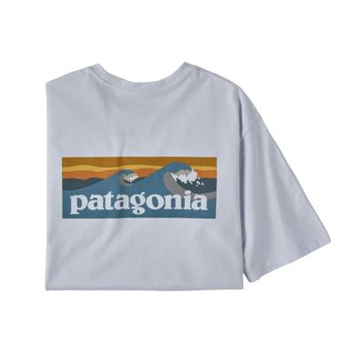 Patagonia Boardshort Logo Pocket Responsibili-Tee T-shirt Heren White M