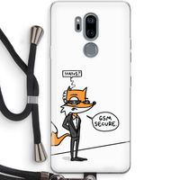 GSM secure: LG G7 Thinq Transparant Hoesje met koord