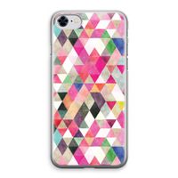 Gekleurde driehoekjes: iPhone 8 Transparant Hoesje