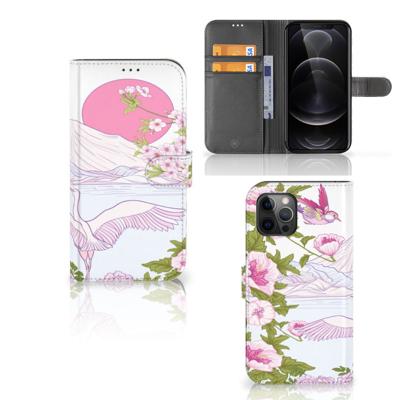 Apple iPhone 12 Pro Max | Telefoonhoesje | Met pasjeshouder | Bird Standing