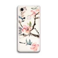 Japanse bloemen: Google Pixel 3 Transparant Hoesje