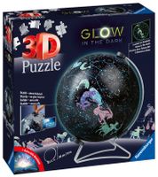 Ravensburger puzzel 180 stukjes planeet glow dark starglobe - thumbnail