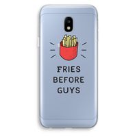 Fries before guys: Samsung Galaxy J3 (2017) Transparant Hoesje