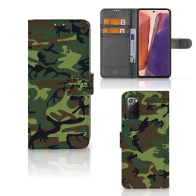 Samsung Galaxy Note 20 | Telefoon Hoesje | Army Dark