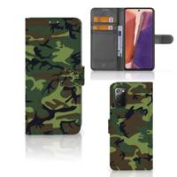 Samsung Galaxy Note 20 | Telefoon Hoesje | Army Dark