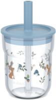 Kinderglas mio 250 ml met rietje forest friends Mepal - Mepal