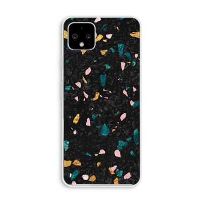 Terrazzo N°10: Pixel 4 XL Transparant Hoesje