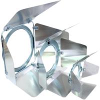 Eurolite barndoors voor PAR-20 spot zilver (per stuk) - thumbnail