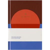 Notitieboek A5 One line a day blauw rood A-Journal