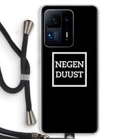 Negenduust black: Xiaomi Mi Mix 4 Transparant Hoesje met koord
