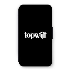 Topwijf Zwart: iPhone 11 Pro Flip Hoesje