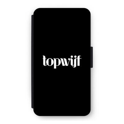 Topwijf Zwart: iPhone 11 Pro Flip Hoesje