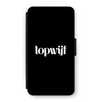 Topwijf Zwart: iPhone 11 Pro Flip Hoesje