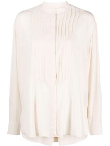 ISABEL MARANT blouse Amel à design plissé - Tons neutres