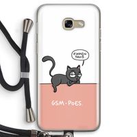 GSM poes: Samsung Galaxy A5 (2017) Transparant Hoesje met koord
