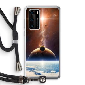 Omicron 2019: Huawei P40 Transparant Hoesje met koord