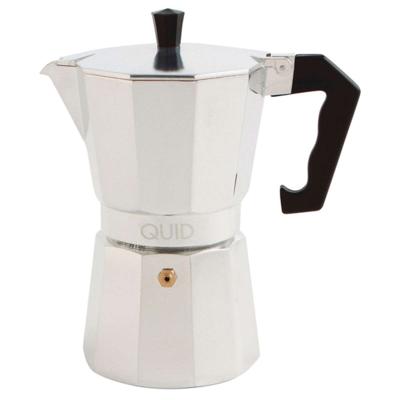 Italiaanse Koffiepot Quid Staal Metaal Bakeliet Inhoud 9 bekers