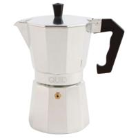 Italiaanse Koffiepot Quid Staal Metaal Bakeliet Inhoud 9 bekers