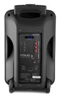 Fenton FT10LED actieve 450W mobiele 10 inch speaker met LED lichteffecten - thumbnail