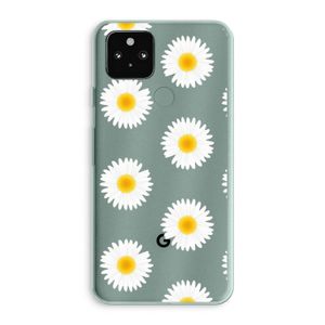 Margrietjes: Google Pixel 5a 5G Transparant Hoesje