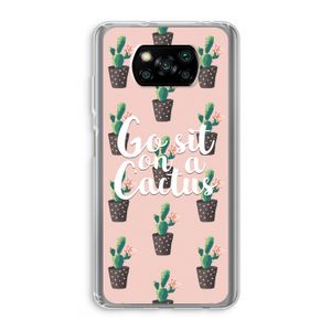 Cactus quote: Xiaomi Poco X3 Pro Transparant Hoesje