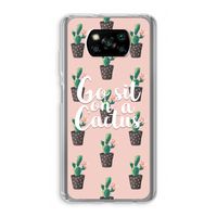 Cactus quote: Xiaomi Poco X3 Pro Transparant Hoesje