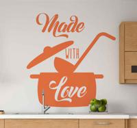 Keuken stickers Keuken met liefde gemaakt - thumbnail