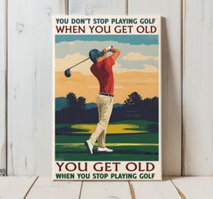 Golfen Canvas schilderij sport