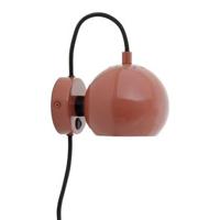 Frandsen Ball Metal Magnet Wandlamp Ø 12 cm - Red Glossy