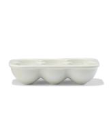 HEMA Eierdoos voor 6 eieren aardewerk spikkel groen (groen)