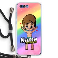 Chibi Maker man: Honor 10 Transparant Hoesje met koord