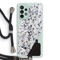 Gespikkelde marmer: Samsung Galaxy A52s 5G Transparant Hoesje met koord Gespikkelde marmer: Samsung Galaxy A52s 5G Transparant Hoesje met koord