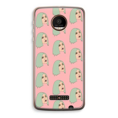 King Kylie: Motorola Moto Z Force Transparant Hoesje