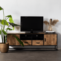 Tv-meubel Anne 180cm Mangohout - Giga Meubel