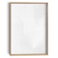 Reinders - Thin Comb White - Craft Art Schilderij 40x30cm Hout