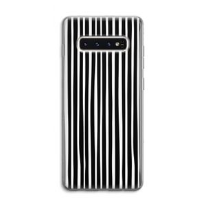 Stripes: Samsung Galaxy S10 4G Transparant Hoesje