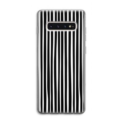 Stripes: Samsung Galaxy S10 4G Transparant Hoesje