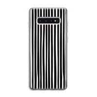 Stripes: Samsung Galaxy S10 4G Transparant Hoesje Stripes: Samsung Galaxy S10 4G Transparant Hoesje