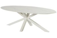 Xander Oval alu ceramic table 220x120 cm - Hartman