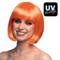 Pruik Cabaret oranje