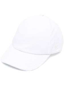 Courrèges casquette à patch logo - Blanc