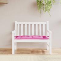 VidaXL Tuinbankkussen 100x50x7 cm oxford stof roze VidaXL Tuinbankkussen 100x50x7 cm oxford stof roze