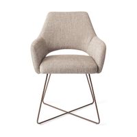 Jesper Home Yanai eetkamerstoel cross rose Biscuit Beach